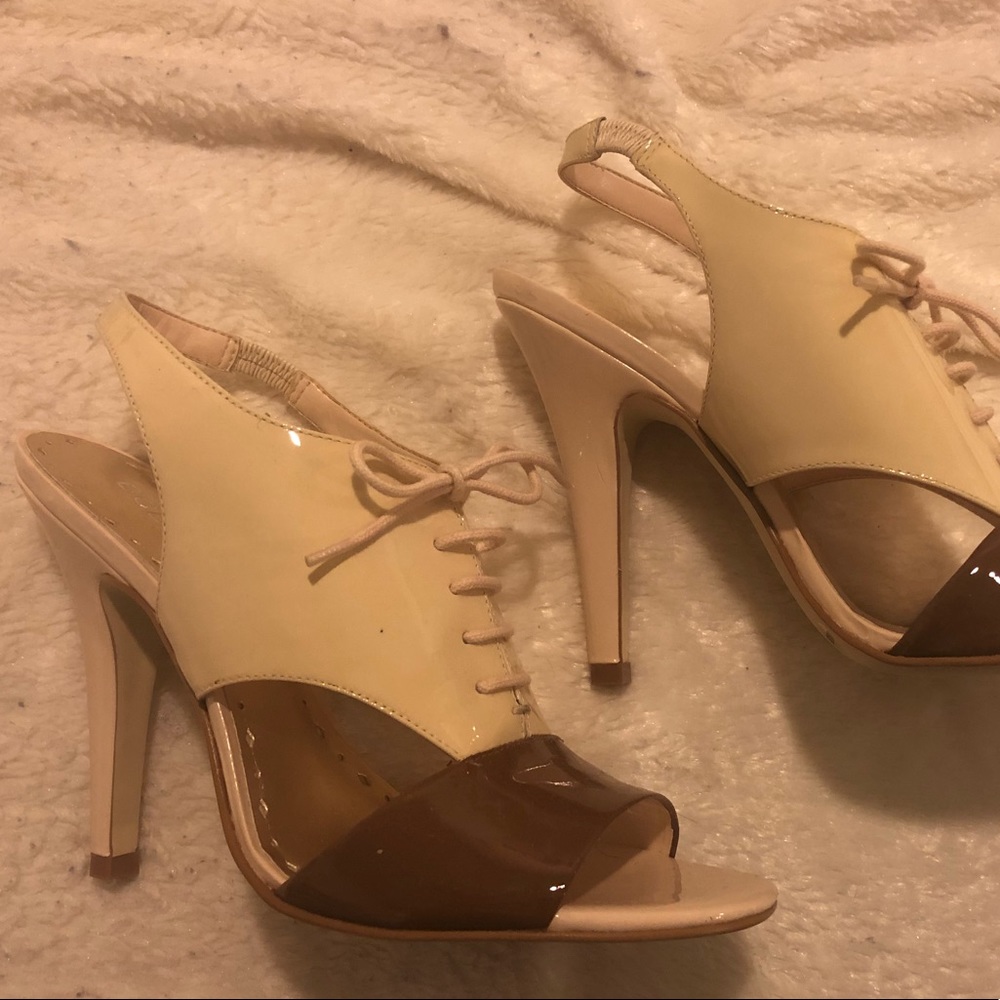 BCBGirls open toe sling back